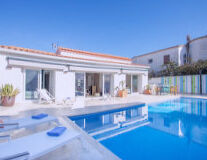 swimming pool, sky, water, house, swimming, building